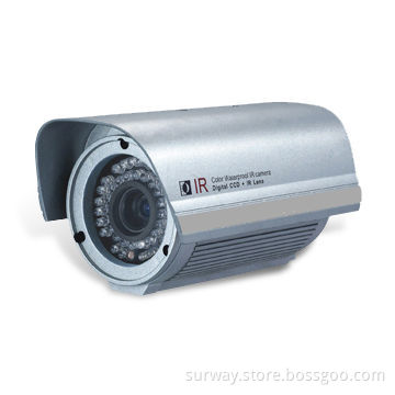 Weatherproof IR CCTV Camera with 540TVL High Resolution and 4 to 9mm Varifocal Lens